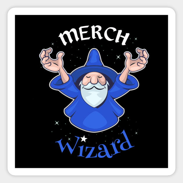 MerchWizard Logo Merch Wizard Magnet by SzarlottaDesigns